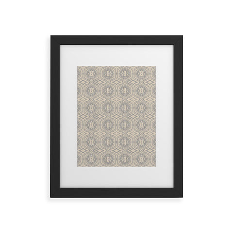 Holli Zollinger AntHOLOGY OF PATTERN SEVILLE MARBLE GREY Framed Art Print