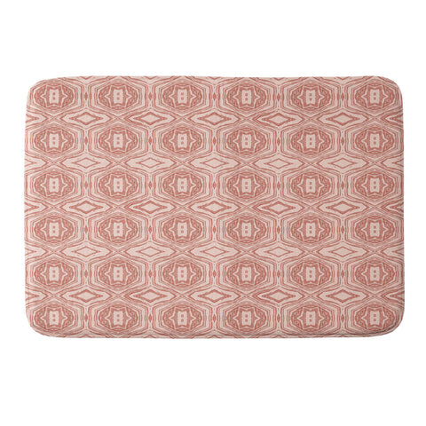 Holli Zollinger ANTHOLOGY OF PATTERN SEVILLE MARBLE PINK Memory Foam Bath Mat