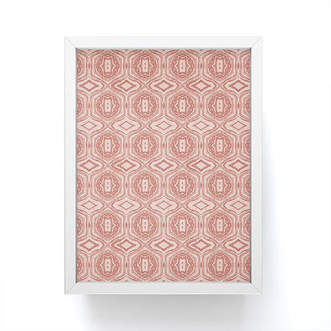 Holli Zollinger ANTHOLOGY OF PATTERN SEVILLE MARBLE PINK Framed Mini Art Print