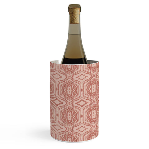 Holli Zollinger ANTHOLOGY OF PATTERN SEVILLE MARBLE PINK Wine Chiller