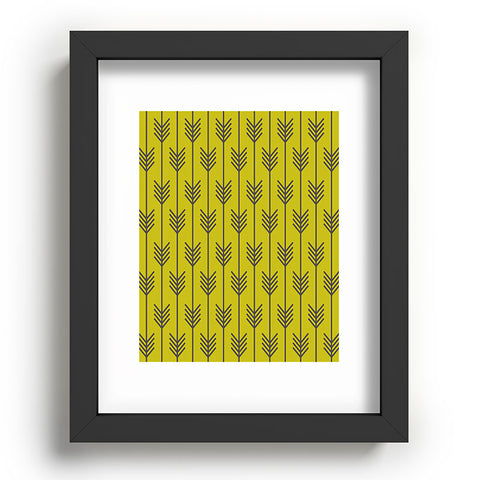 Holli Zollinger Arrow Chartreuse Recessed Framing Rectangle