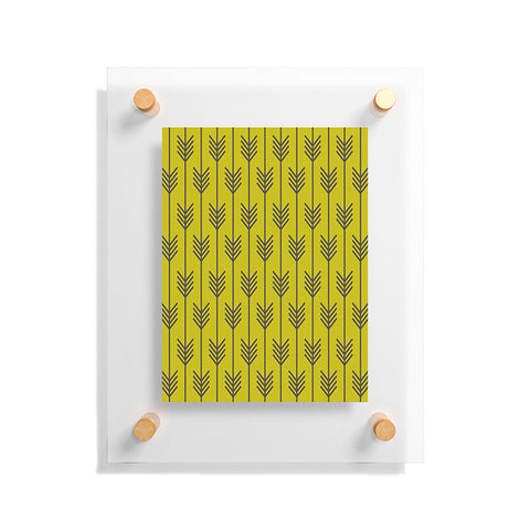 Holli Zollinger Arrow Chartreuse Floating Acrylic Print
