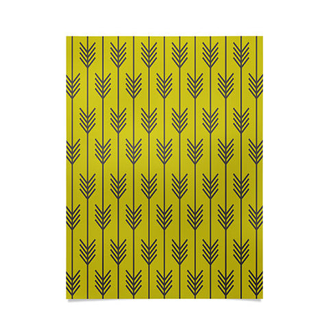 Holli Zollinger Arrow Chartreuse Poster