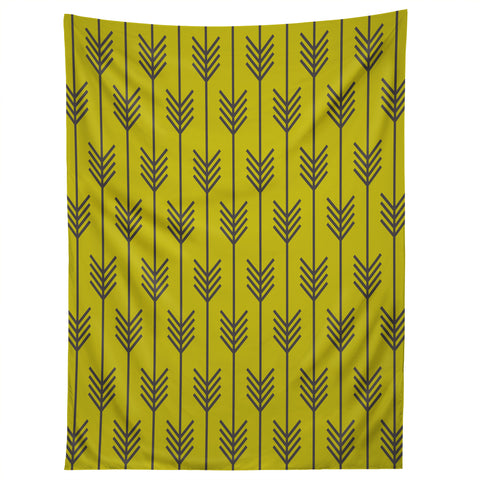 Holli Zollinger Arrow Chartreuse Tapestry