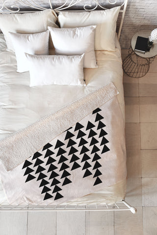 Holli Zollinger Arrowing Fleece Throw Blanket