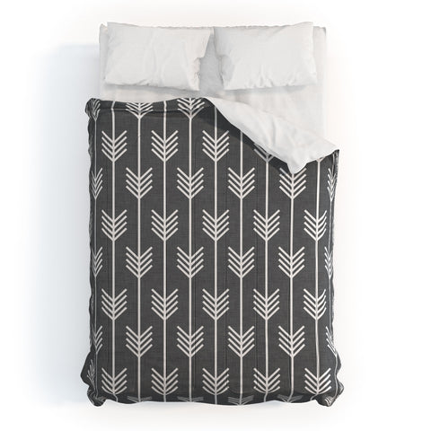 Holli Zollinger Arrows Grey Comforter