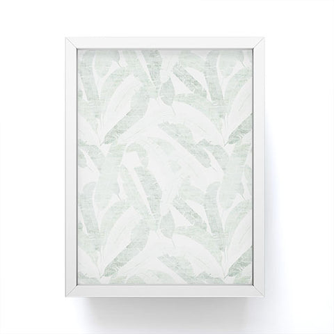 Holli Zollinger BANANA LEAF LIGHT Framed Mini Art Print