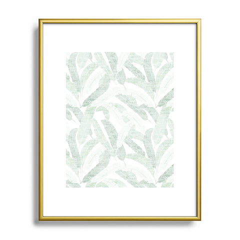 Holli Zollinger BANANA LEAF LIGHT Metal Framed Art Print