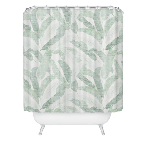 Holli Zollinger BANANA LEAF LIGHT Shower Curtain
