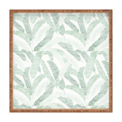 Holli Zollinger BANANA LEAF LIGHT Square Tray