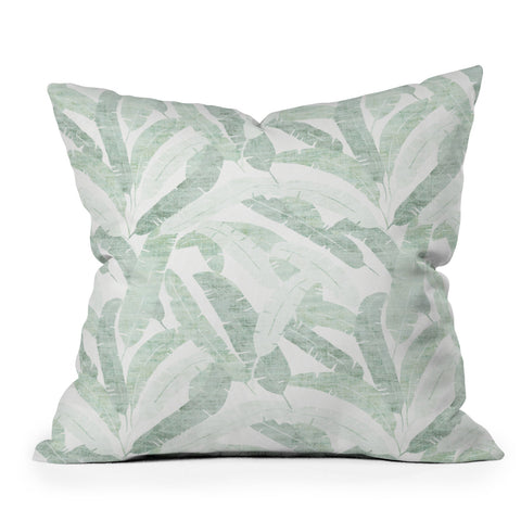 Holli Zollinger BANANA LEAF LIGHT Throw Pillow
