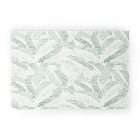 Holli Zollinger BANANA LEAF LIGHT Welcome Mat