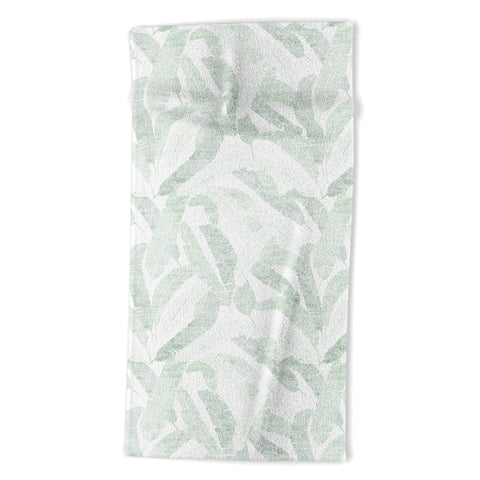 Holli Zollinger BANANA LEAF LIGHT Beach Towel