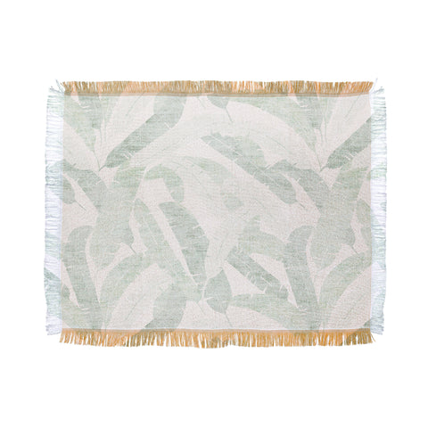 Holli Zollinger BANANA LEAF LIGHT Throw Blanket