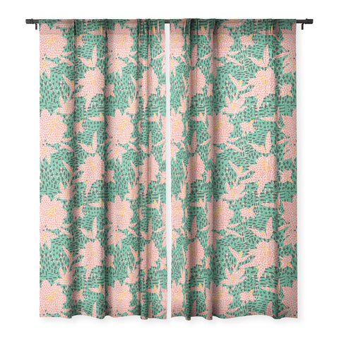 Holli Zollinger BAZAAR MAXIMA PRARIE Sheer Window Curtain