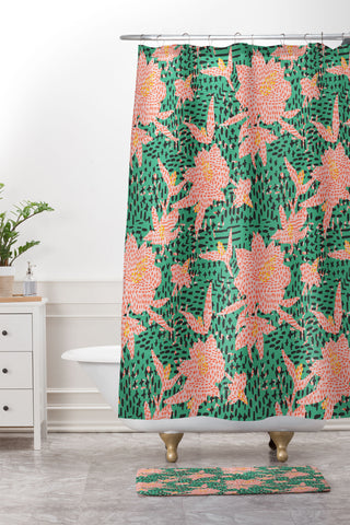 Holli Zollinger BAZAAR MAXIMA PRARIE Shower Curtain And Mat