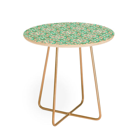 Holli Zollinger BEADED MOSAIC Round Side Table