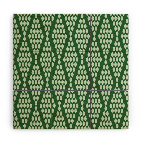 Holli Zollinger Beaded Triangle Wood Wall Mural