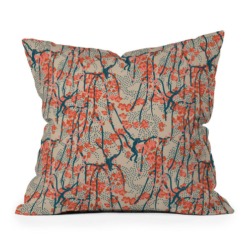 Holli Zollinger BENGAL CORA MONKEY Throw Pillow