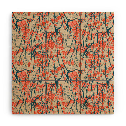 Holli Zollinger BENGAL CORA MONKEY Wood Wall Mural