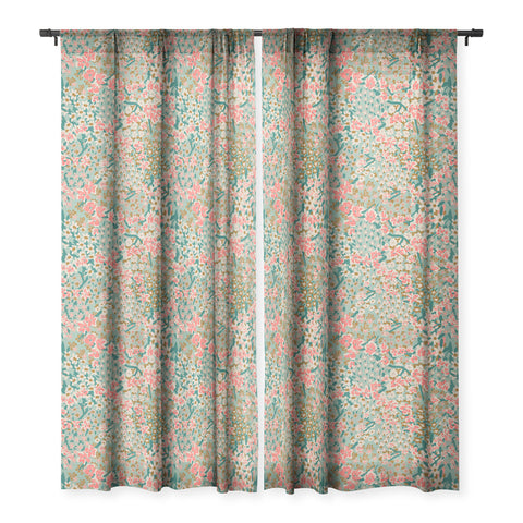 Holli Zollinger BENGAL KUMA FLORAL Sheer Window Curtain