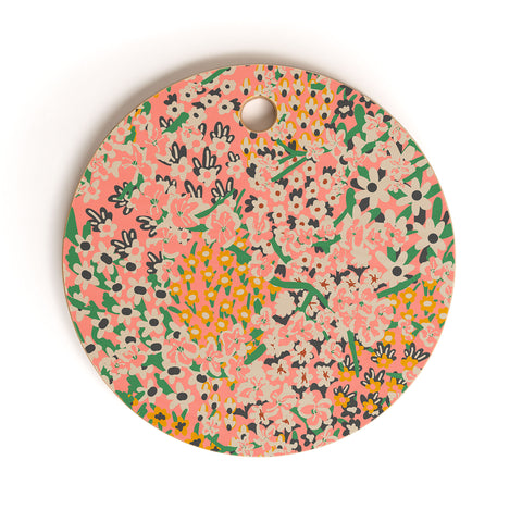 Holli Zollinger BENGAL MAYA FLORAL Cutting Board Round