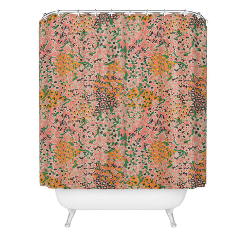 Holli Zollinger BENGAL MAYA FLORAL Shower Curtain