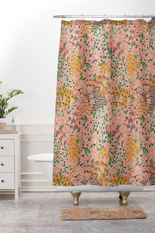 Holli Zollinger BENGAL MAYA FLORAL Shower Curtain And Mat