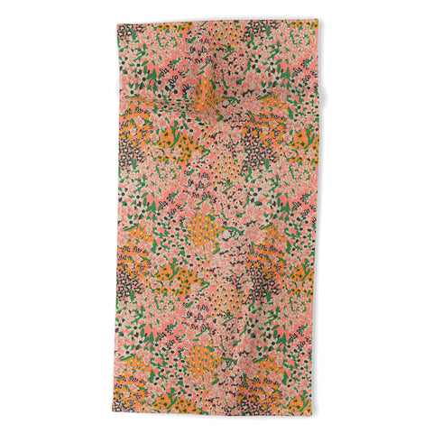 Holli Zollinger BENGAL MAYA FLORAL Beach Towel