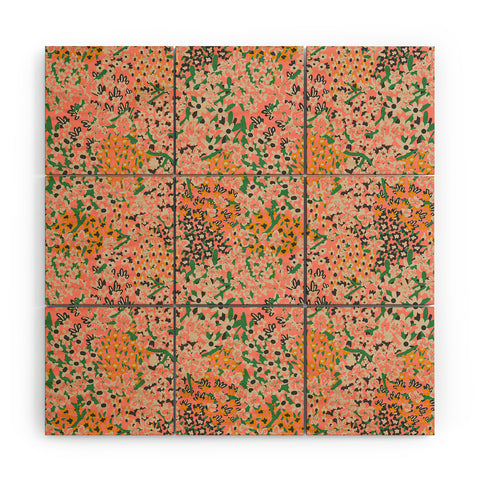 Holli Zollinger BENGAL MAYA FLORAL Wood Wall Mural