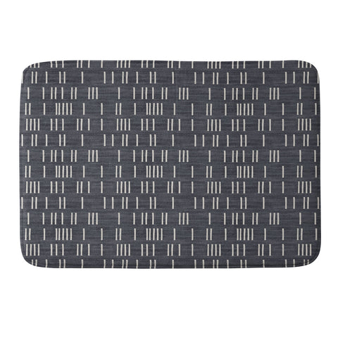 Holli Zollinger BOGO DENIM MUDCLOTH Memory Foam Bath Mat
