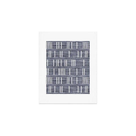 Holli Zollinger BOGO DENIM MUDCLOTH LIGHT Art Print