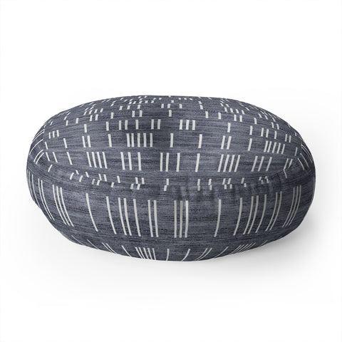Holli Zollinger BOGO DENIM MUDCLOTH LIGHT Floor Pillow Round