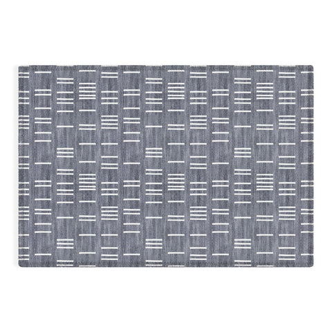 Holli Zollinger BOGO DENIM MUDCLOTH LIGHT Outdoor Rug
