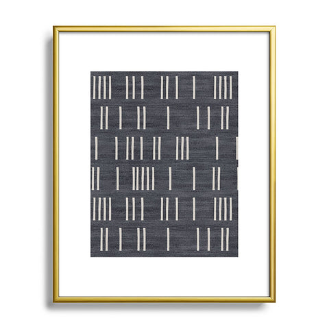 Holli Zollinger BOGO DENIM MUDCLOTH Metal Framed Art Print