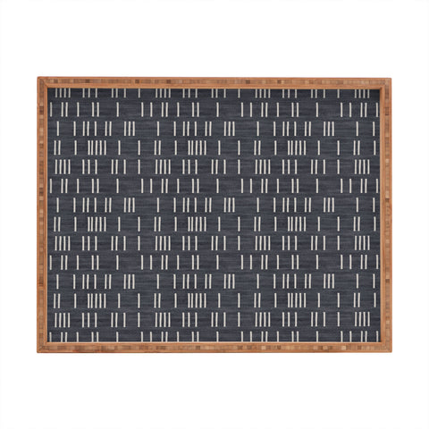 Holli Zollinger BOGO DENIM MUDCLOTH Rectangular Tray