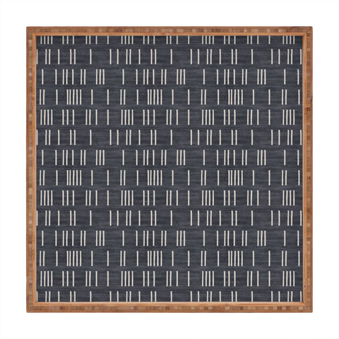 Holli Zollinger BOGO DENIM MUDCLOTH Square Tray