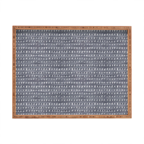 Holli Zollinger BOGO DENIM RAIN LIGHT Rectangular Tray