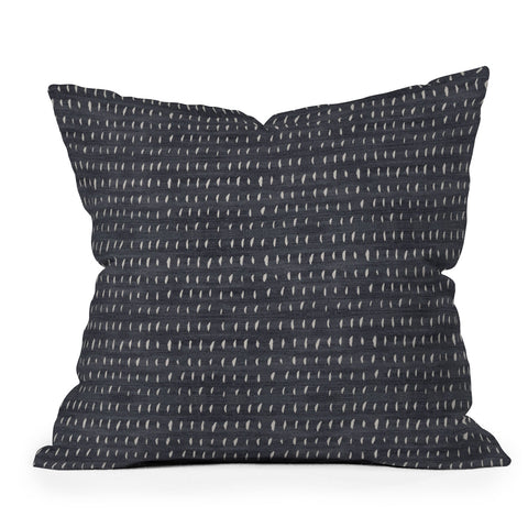 Holli Zollinger BOGO DENIM RAIN Throw Pillow