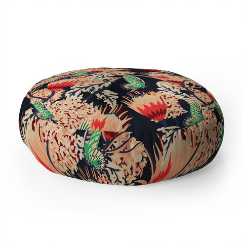 Holli Zollinger BOHEME BUTTERFLY Floor Pillow Round