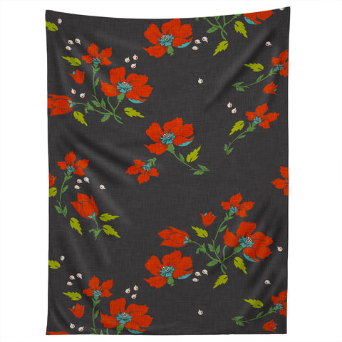Holli Zollinger Bohemian Farmhouse Floral Tapestry