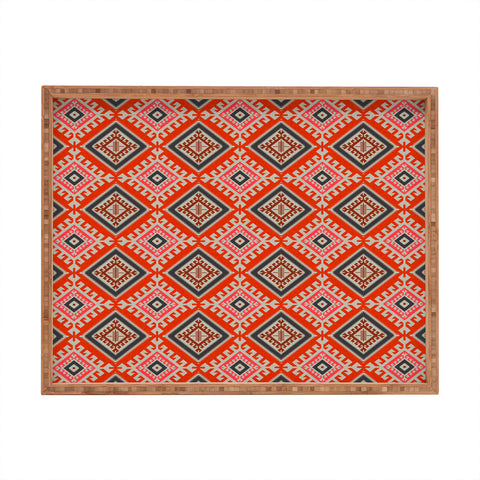 Holli Zollinger Bohemian Farmhouse Geo Rectangular Tray