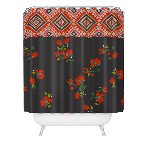 Holli Zollinger Bohemian Farmhouse Shower Curtain