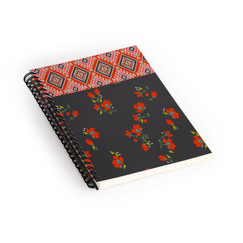 Holli Zollinger Bohemian Farmhouse Spiral Notebook