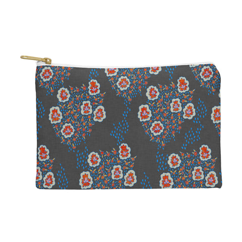 Holli Zollinger Boho Dark Floral Pouch