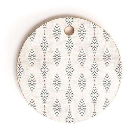 Holli Zollinger BOHO DIAMOND Cutting Board Round