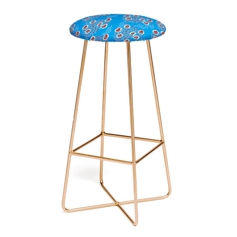 Holli Zollinger Boho Floral Bar Stool