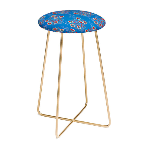 Holli Zollinger Boho Floral Counter Stool