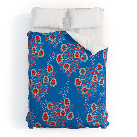 Holli Zollinger Boho Floral Duvet Cover