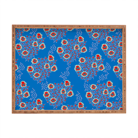 Holli Zollinger Boho Floral Rectangular Tray
